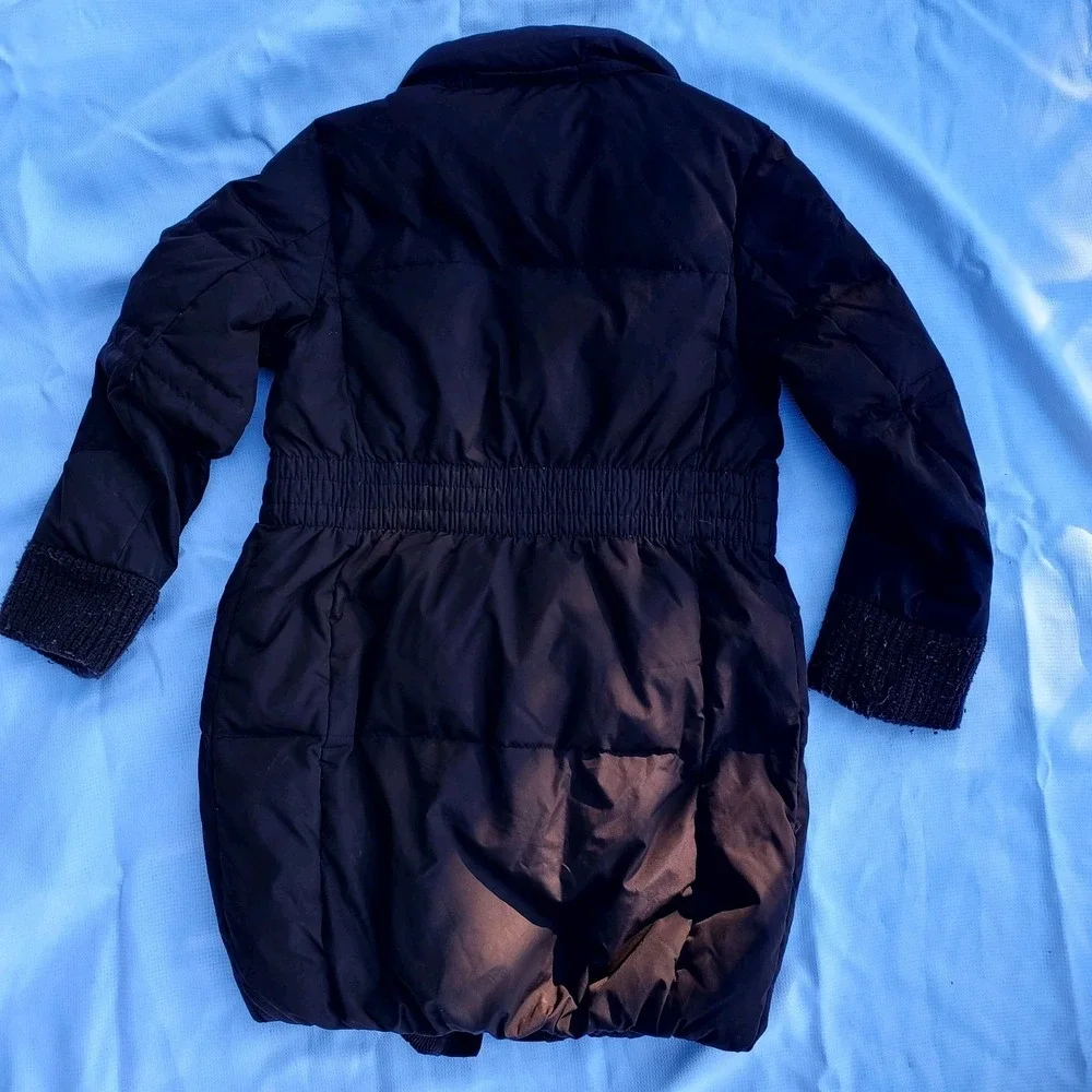 GAP Kids ♡  Girls Brown Puffer Long Parka Jacket Coat ♡‎ Size M (8)